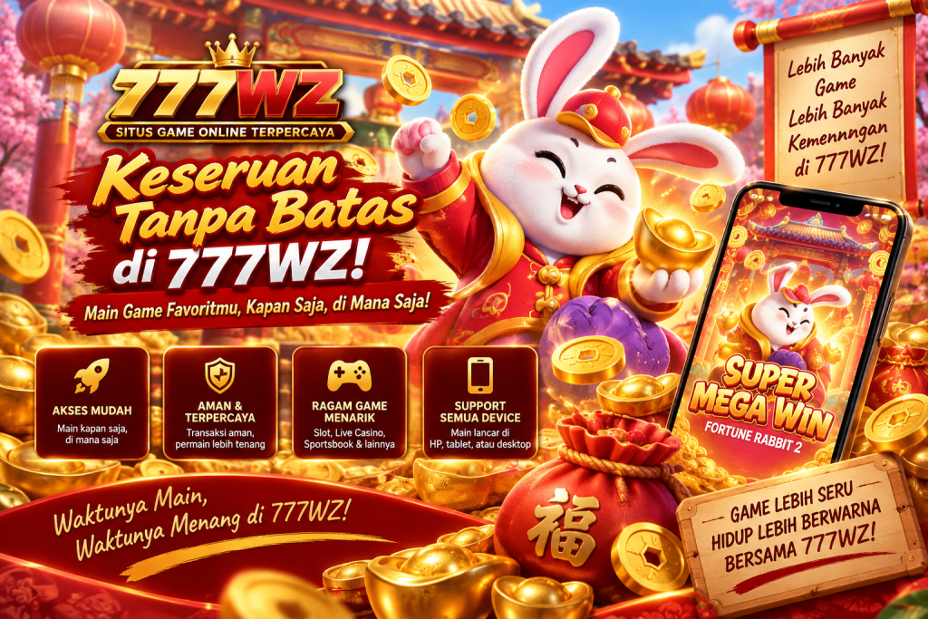 Akses praktis 777WZ untuk pengguna Indonesia dengan navigasi mudah, pilihan game beragam, serta dukungan penggunaan di mobile dan desktop.